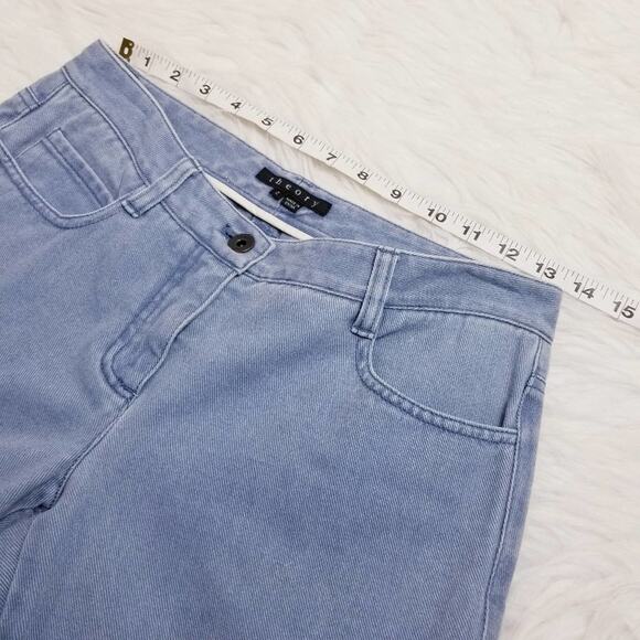 Theory Light Blue Flare Jeans - Picture 9 of 9